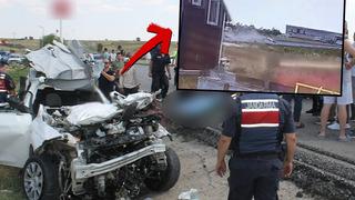 1 polis hayatını kaybetti, 2 polis ve 3 tarım işçisi ağır yaralandı... Korkunç kaza kamerada!