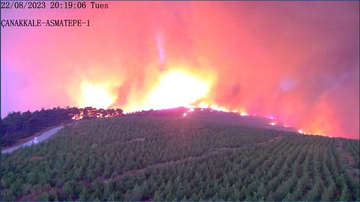 Son dakika | Çanakkale büyük orman yangını! Alevler hızla yayıldı, köyler ve üniversite kampüsü tahliye edildi G5