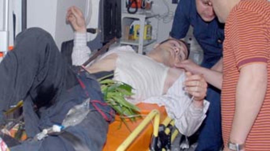 Bacağından girdi, karnından &ccedil;ıktı