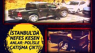 Polisi peşlerine takıp ateş açtılar, her yerde aranıyorlar! İstanbul'da vale cinayeti sonrası nefes kesen kovalamaca kamerada: Lastikleri patlayınca...