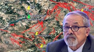'Yeri itibarıyla hassas...' Bingöl’deki depremin ardından Naci Görür harita üzerinde göstererek uyardı