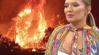 Çanakkale'deki yangın herkesi kahrederken Demet Akalın'dan gelen yorum gündem oldu