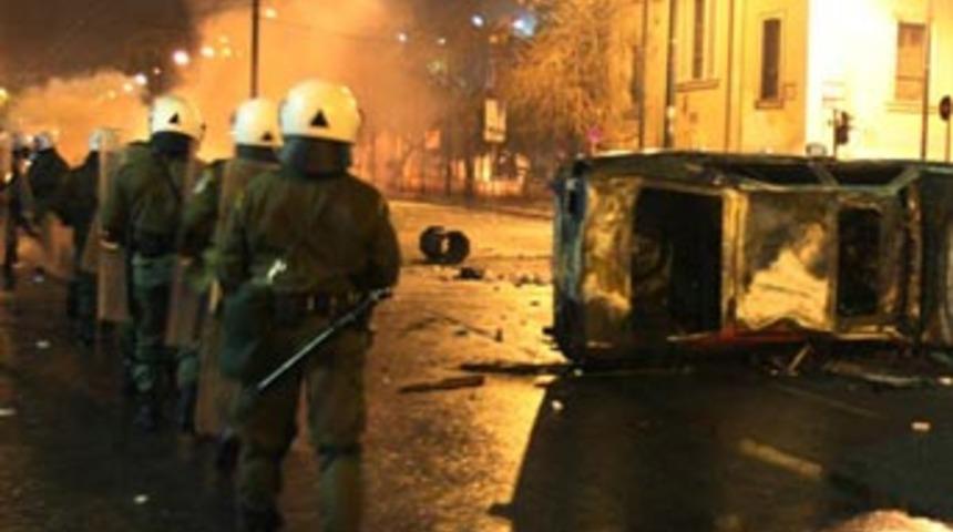 Yunanistan'da olaylar devam ediyor