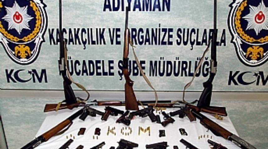 Adıyaman'da silah ka&ccedil;ak&ccedil;ılarına darbe