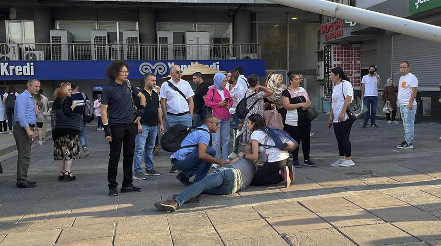 Başkentte EGO otobüsünün sinyalizasyon direğine çarptığı kazada 1 kişi yaralandı