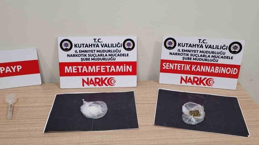 K&uuml;tahya&rsquo;da narkotik operasyonlarında yakalanan 116 şahıstan 6&rsquo;sı tutuklandı