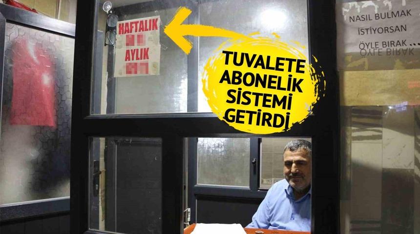 Görenleri şaşırttı: Cami tuvaletinde abonelik sistemi! Haftalık ve aylık ücretler...
