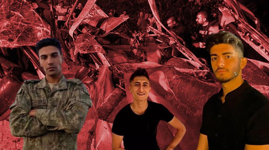 Taklalar attı, kağıt gibi ezildi! Korkunç kazada acı haber... 3 genci hayattan kopardı