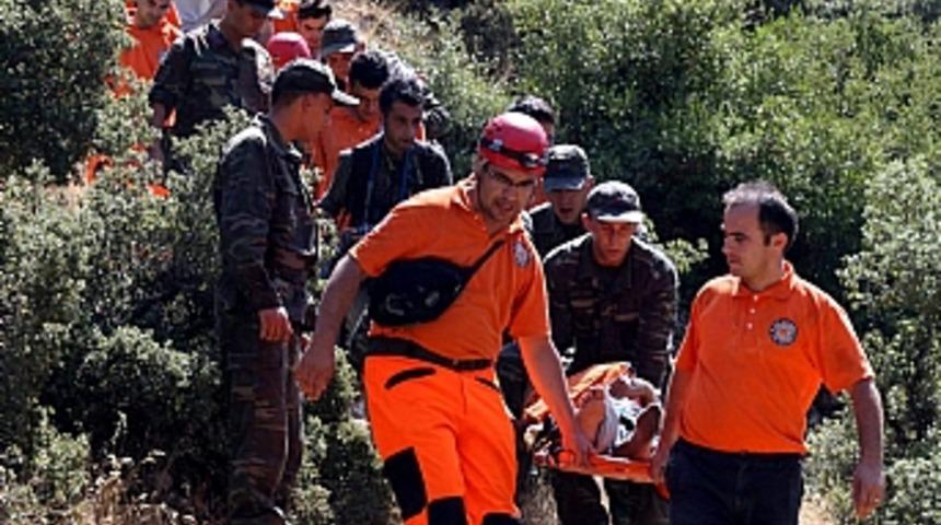 U&ccedil;uruma d&uuml;ş&uuml;n şahıs 24 saat sonra kurtarıldı