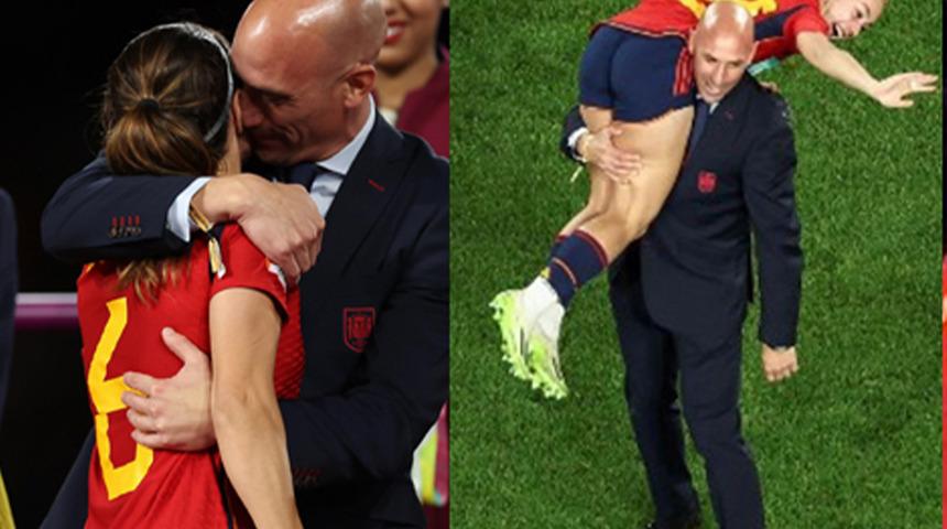 Kadınlar D&uuml;nya Kupası, kupa seremonisinde futbolculara tacizde bulunmuştu! FIFA'dan karar...