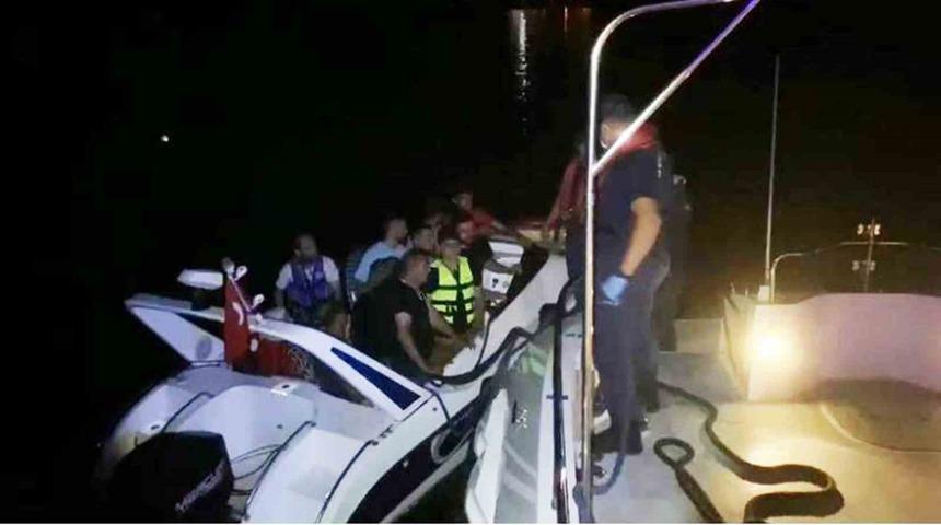 Marmaris’te 16 düzensiz göçmen yakalandı