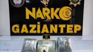 Gaziantep'te 6 kilo 450 gram skunk ele geçirildi