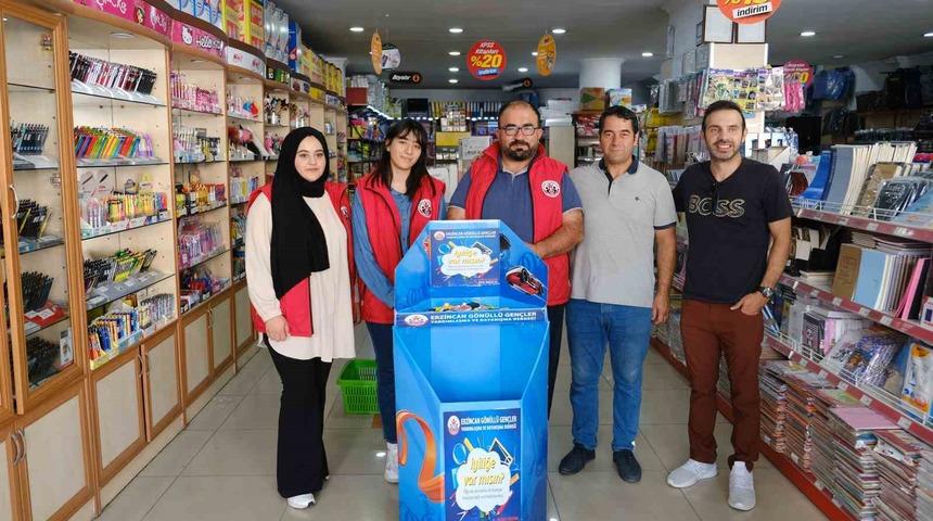 Erzincan’da öğrenciler için ‘Askıda kırtasiye’ kampanyası
