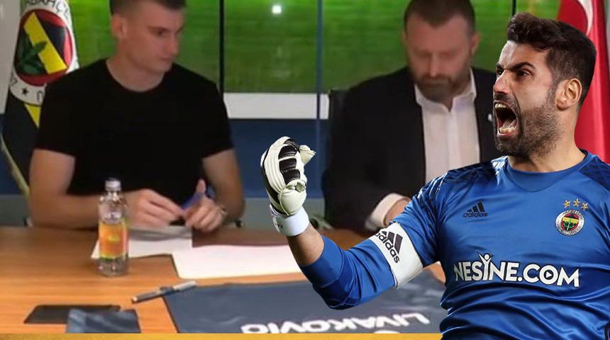 Fenerbahçe'nin yeni kalecisi Livakovic formayı giydi, imzayı attı! İlk sözü 'Volkan Demirel' oldu...
