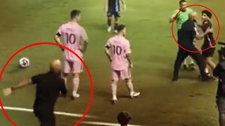 Lionel Messi'nin yakın koruması gündem oldu! Maç sırasında sahaya bile girdi...