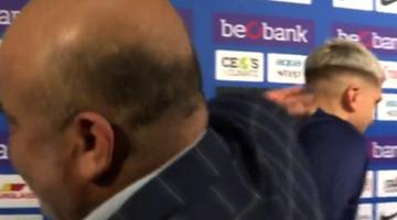 Adana Demirspor Başkanı Murat Sancak yaptı yapacağını! Maç sonu oyuncusunu kolundan tuttu: Sonra görüşeceğiz...