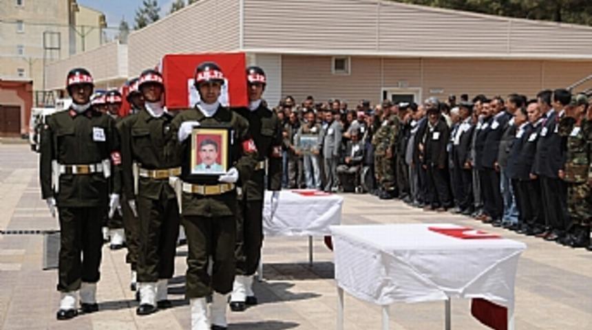 Şehit korucular uğurlandı 