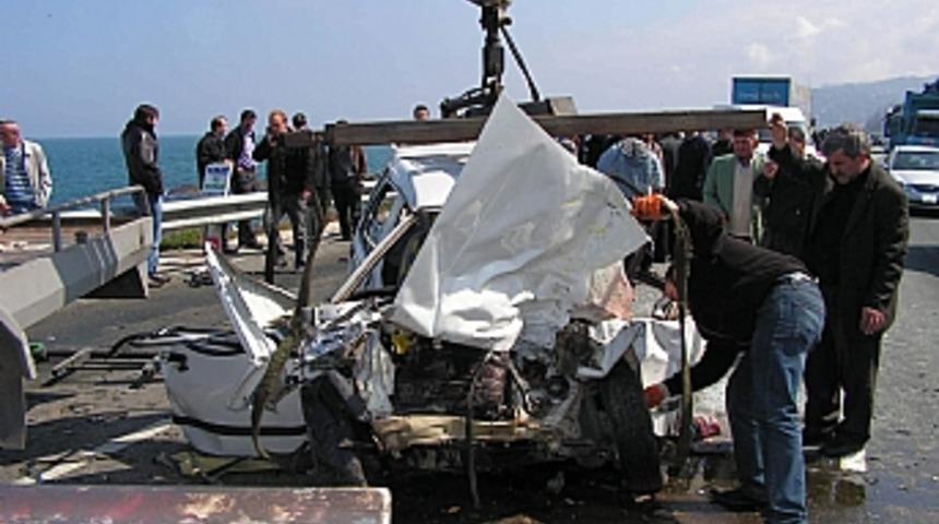 Rize'deki trafik kazasında 2 kişi öldü