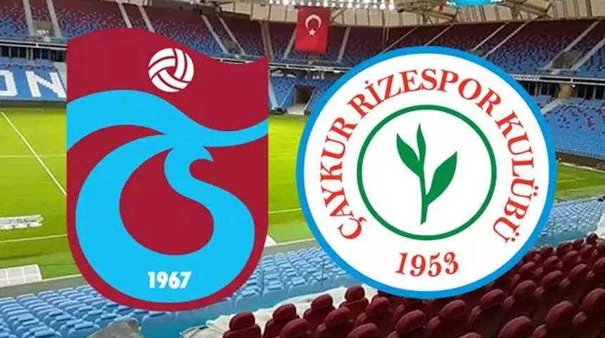 TRABZONSPOR ÇAYKUR RİZESPOR MAÇ SONUCU! Trabzonspor Çaykur Rizespor maçı saat kaçta, hangi kanalda? İşte ilk11'ler