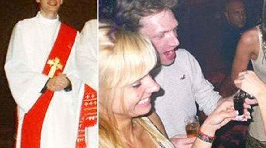 Bu papaz bardan &ccedil;ıkmıyor