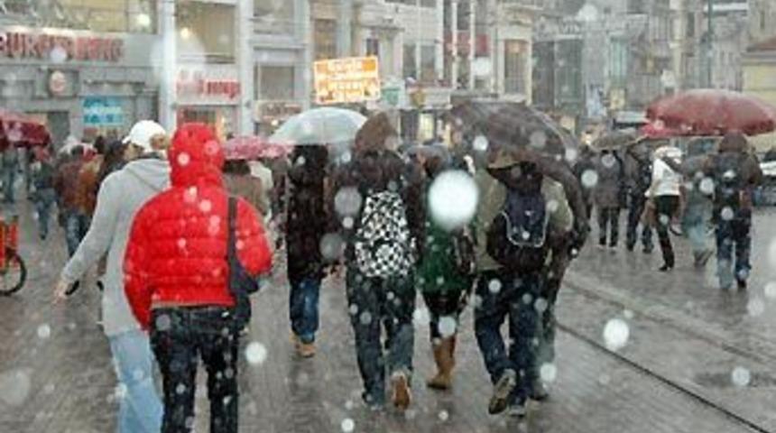 İstanbul'da kar kuvvetlenecek