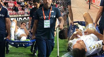 Galatasaray'dan kiralık gitmişti! Taylan Antalyalı gözyaşlarıyla hastaneye kaldırıldı... Kırık şüphesi var!