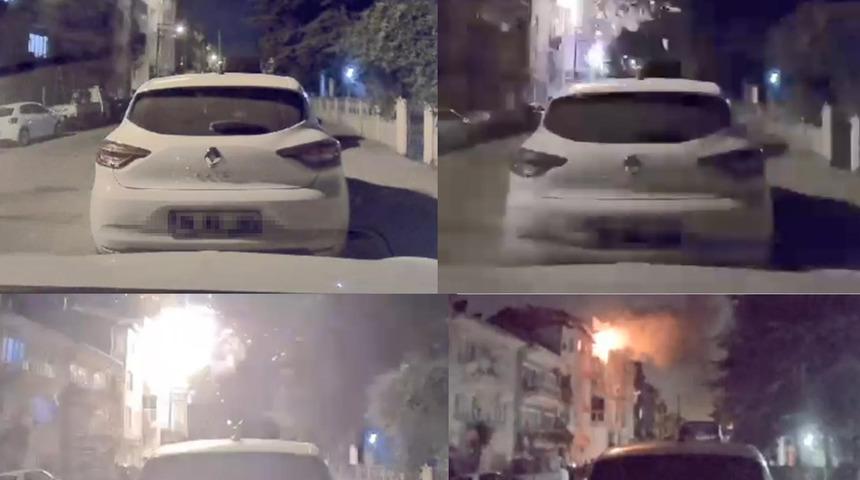 Balkondan düşüp öldü, sokak savaş alanına döndü! Eskişehir'deki bir evde patlama... Dehşet anları!