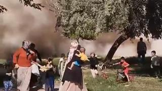 Yer: Diyarbakır! Her şey saniyeler içinde oldu... Parktakiler neye uğradığını şaşırdı