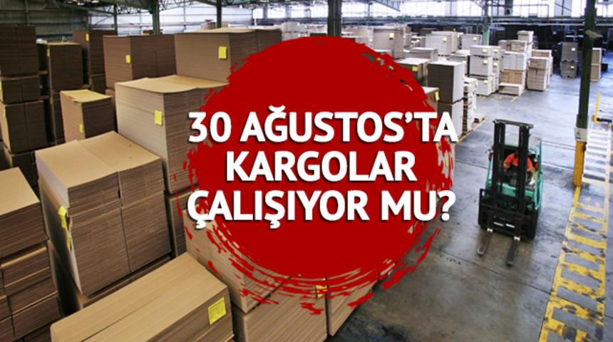 30 Ağustos Zafer Bayramı'nda kargolar çalışıyor mu, açık mı? Yarın kargolar dağıtım yapacak mı?