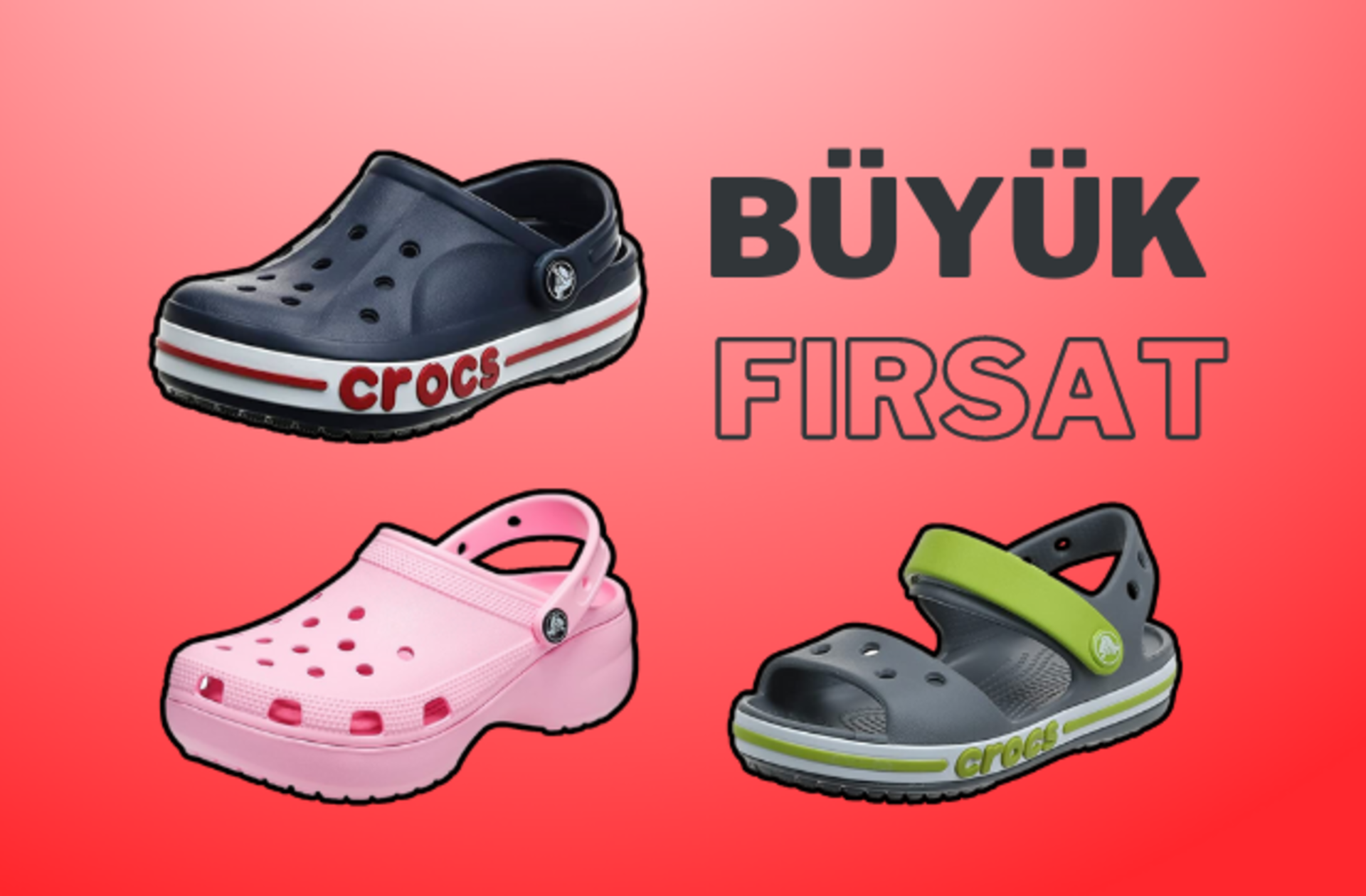 Ayak konforuna önem verenler buraya! Crocs terlikte 415 TL indirim