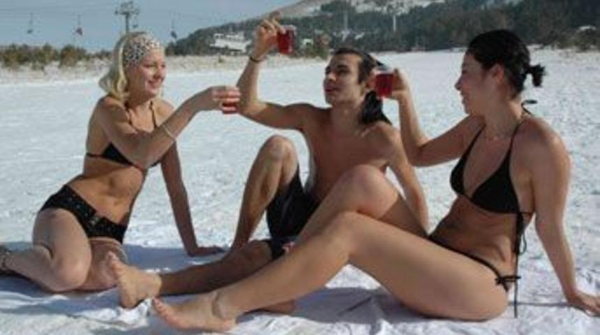 Paland&ouml;ken'de &ccedil;ılgın tatil