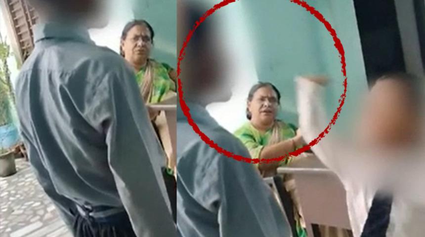 O ülke skandal görüntüler sonrası ayağa kalktı! Öğretmen öğrencilerini Müslüman öğrencisini tokatlamaya zorladı... Zavallı çocuğun gözyaşları eşliğindeki feryadı...