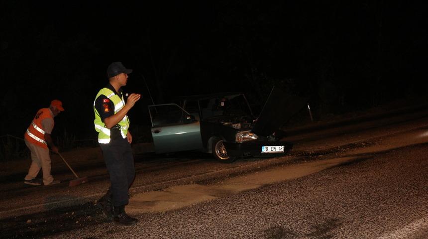 Çankırı'da iki otomobilin çarpıştığı kazada 7 kişi yaralandı