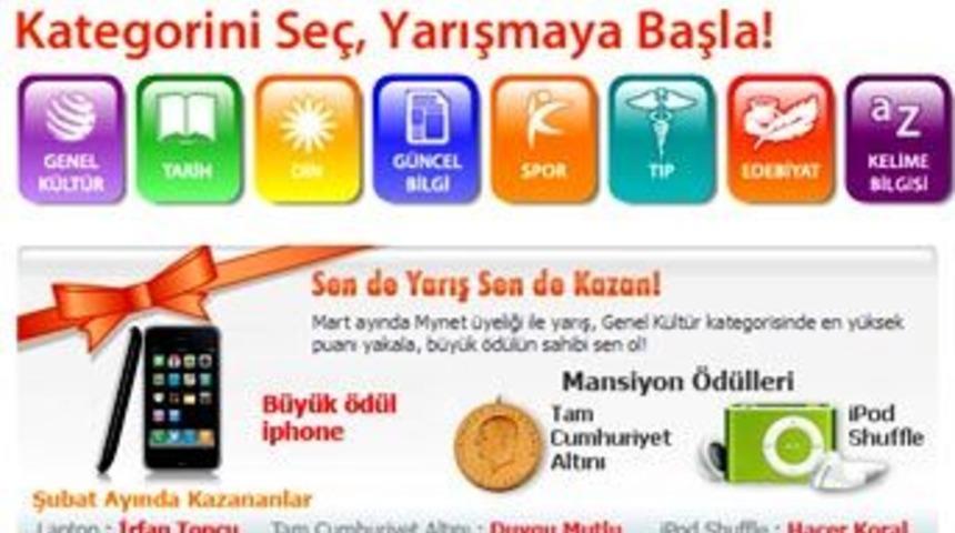 Mynet'ten &ouml;d&uuml;l yağmuru!