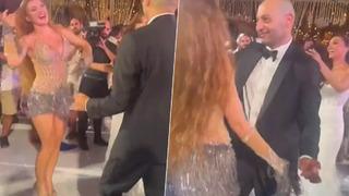 Sosyal medyada gündem yaratan damat! Gelini bırakıp dansözle göbek atmaya başladı... O anlar viral oldu