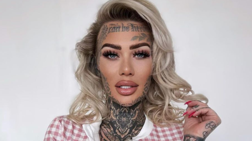 “İngiltere’nin en dövmeli kadını” unvanına vajina dövmesiyle kavuşmuştu! O anların yıl dönümünü de kutladı