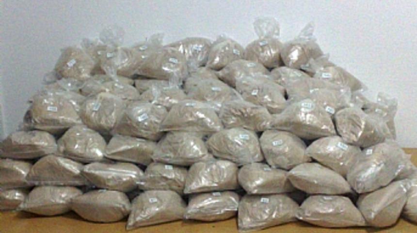 100 kilo eroin jandarmaya takıldı