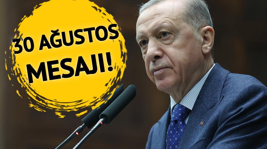 Cumhurbaşkanı Erdoğan'dan 30 Ağustos mesajı! 'Türkiye Yüzyılı' vurgusu dikkat çekti