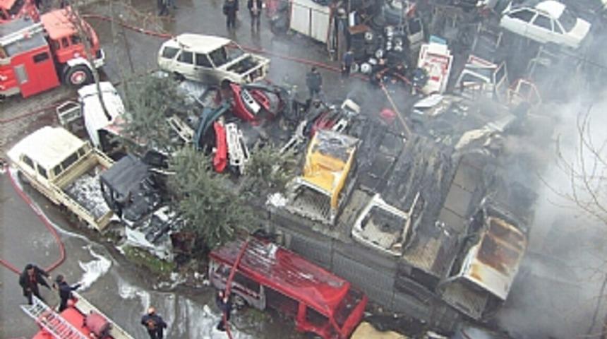 Trabzon'da korkutan yangın