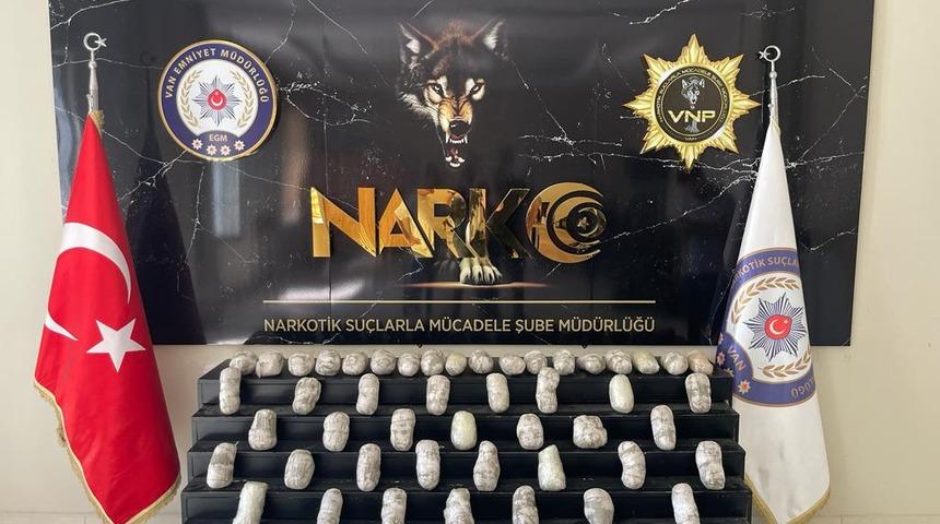 Van'da 31 kilogram eroin ele geçirildi