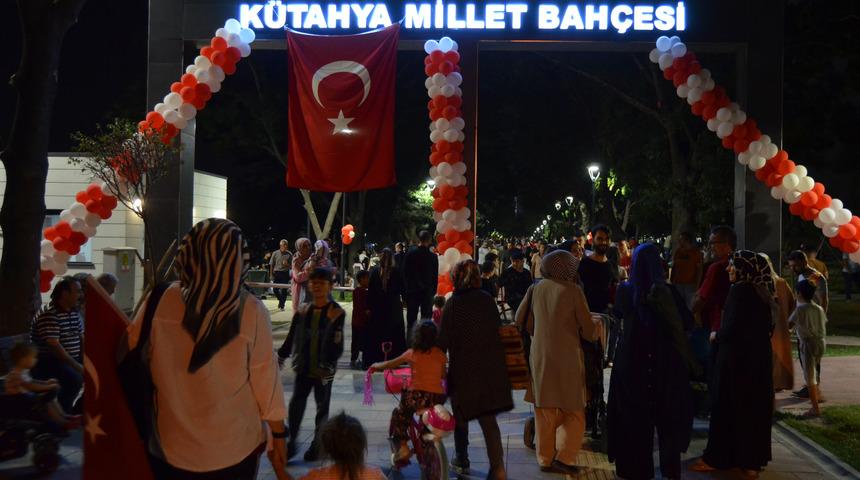 Kütahya Millet Bahçesi'nin açılışı yapıldı