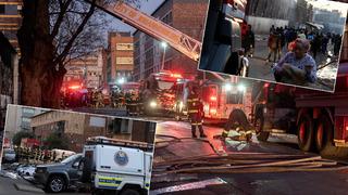 Johannesburg'da yangın faciası! 63 ölü, 43'ten fazla yaralı...