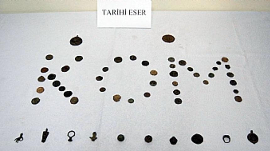 Kahramanmaraş'ta tarihi eser operasyonu