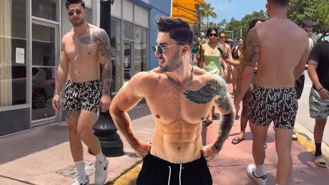Türk fenomen Amerika sokaklarını birbirine kattı! Üstsüz bir şekilde gezip kendisini görenlerin tepkisini kaydetti
