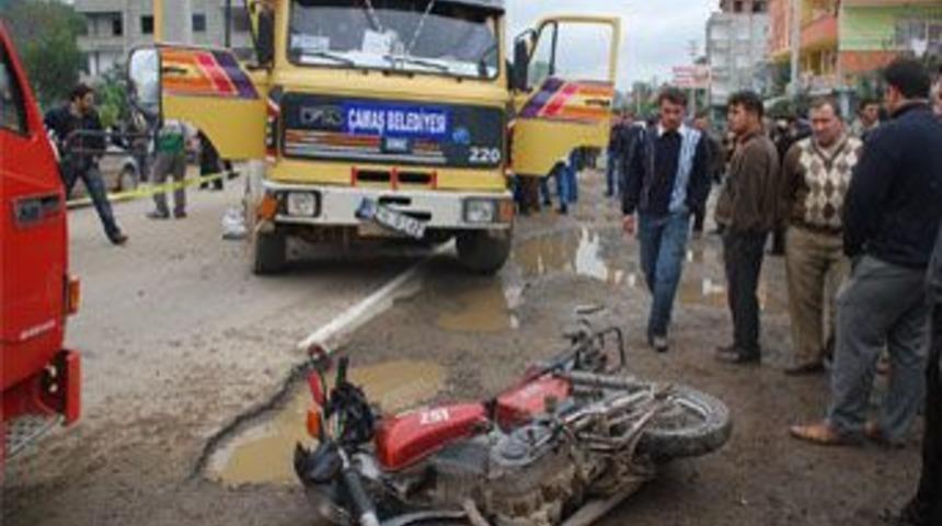Motosiklet s&uuml;r&uuml;c&uuml;s&uuml;n&uuml;n feci sonu