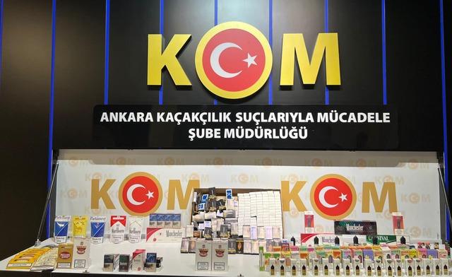 Ankara'da kaçakçılık operasyonunda 2 şüpheli yakalandı