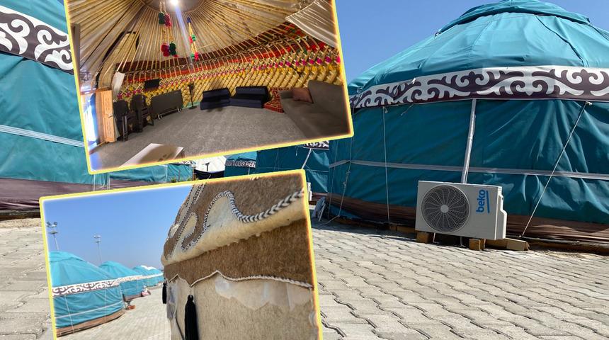 O üniversiteden yurt sorununa ilginç çözüm! Kampüs içerisine kıl çadırlar kurulacak... İşte o çadırlar!