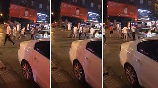 Tacizciye meydan dayağı! Sokak ortasında tekme tokat dövüldü