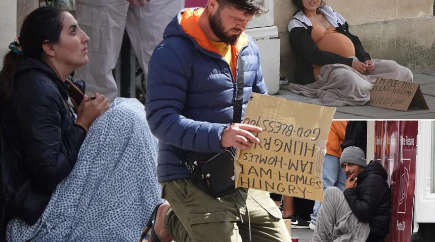 Kılıktan kılığa giren dilencilik çetesi! Tüm gün para toplayıp son model arabalarıyla evlerine dönüyorlar