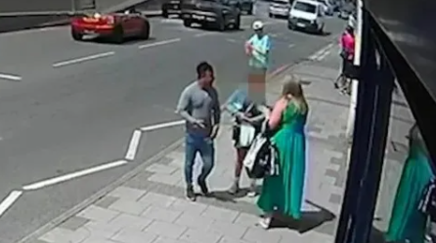 Güpegündüz sokak ortasında 11 yaşındaki kızı kaçırmak istedi! Rahatsız olduğunu görünce yanına yaklaşıp yardım etti